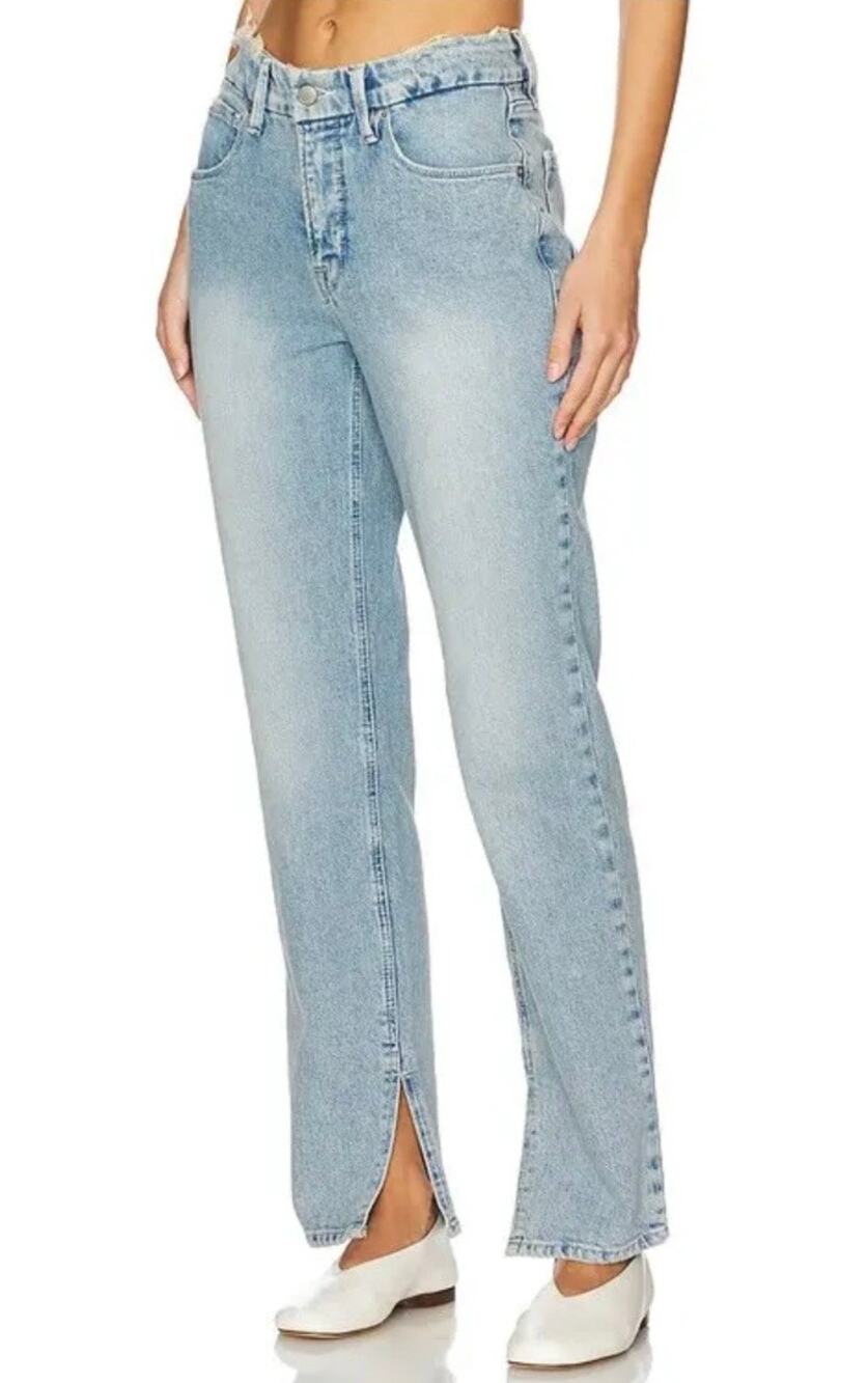 Good American Good Icon Indigo 750 Blue Jeans Size 4 27